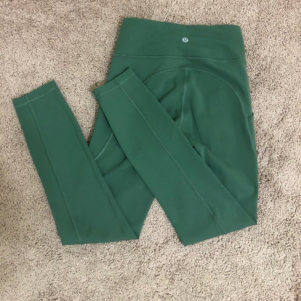Lululemon legging 25" Algae Green
